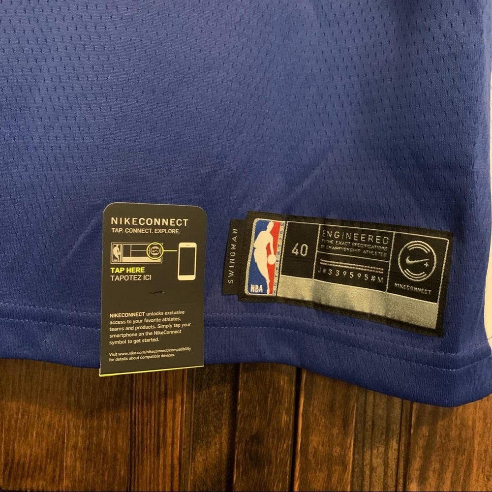 SOLD NWT Nike Nate Robinson Golden State Warriors #2 Blue NBA Swingman Jersey 40 - Picture 5 of 7